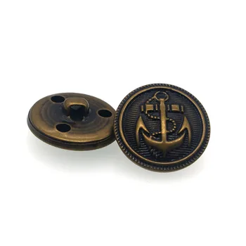 10 бр./лот 23 мм, метални копчета с медна кожа приспадане модни копчета за палто костюми за почивка копчета и шивашки аксесоари M1013