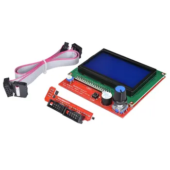 12864 LCD-Панел за Управление на Смарт Контролер Дисплей Съвместим с Рампами 1.4 Рампа 1.5 Рампа 1.6 За 3D принтера RepRap Martin