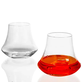 1БР 300 мл с Нов Дизайн Уиски Чаша Вино с Кристална Чаша за Пиене на Вода Прозрачен Творчески Подарък Бар Ресторант Хостел
