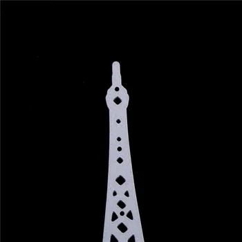 1БР Айфеловата кула Метални шаблони, Шаблони за DIY Албум за Scrapbooking Декоративно Щамповане САМ Хартиени Картички на 10 см*4,6 см