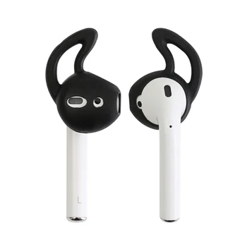 2 в 1 Чанта за слушалки за подмяна на AirPods Мек Силиконов Ухото на Куката Слушалки Съвети за Аксесоари Apple EarPods