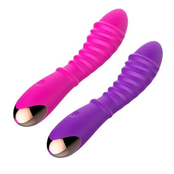 20 Степени на Резба Вибратор Секс Електрически Вибратори За жени USB Зареждане G Точков Масаж на Клитора Анален вагинална вибрация Стоки Секс-играчки