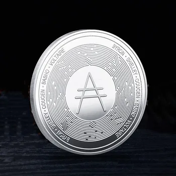 2021 Позлатена монета Cardano ADA Криптовалюта Физическата колекция на метална монета нова