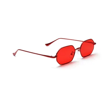 2021 Ретро Квадратни Слънчеви очила Дамски Класически мулти фасетиран Слънчеви очила Мъжки Vintage слънчеви очила Луксозен Стил на пътуване Очила за риболов UV400