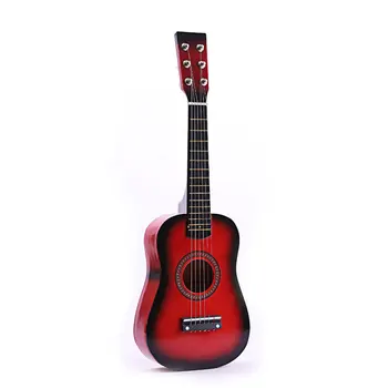 21-инчов хавайски детски цветни малка китара, стоманена струна 6 струнен дървена играчка китара просветительное ръководство