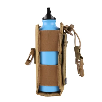600D Найлон Тактическа чанта за бутилка с вода Molle, Калъф за военна трапезария, Кобур, Чанта за чайника, Спортна чанта