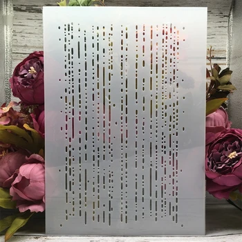 A4 29 см Пунктирана Линия Текстура САМ Многостенни Листове Стенни живопис Албум за албуми за Оцветяване Албум за релеф Декоративен модел