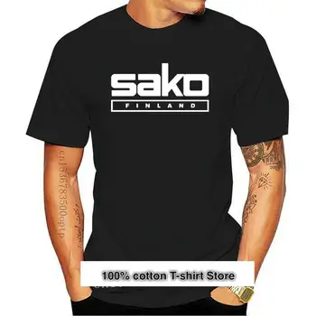 Camiseta negra против Logo de Stefka Finland ал hombre, camiseta против Rifle de francotirador, armas de fuego, talla S-2XL