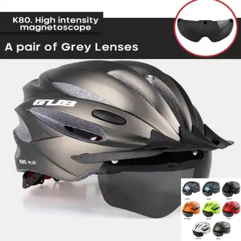GUB K80 Велосипеден Шлем С Магнитни точки Професионални Мъже Жени МТБ Пътен под наем Чели 
