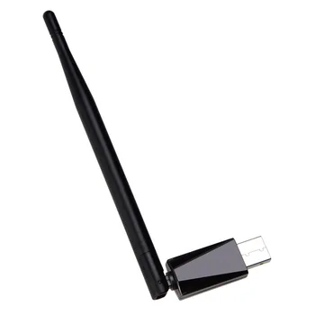 Kebidu Безжичен WiFi Адаптер 5 db wifi Антена, 150 Mbps Lan Безжична Мрежова карта Преносим USB WiFi Приемник Adaptador