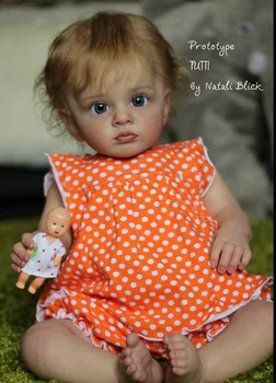 NPK 23-инчов Комплект кукли Reborn Tutti с рядка лимитирана серия распроданного издание Сладко Бебе САМ недовършена част на кукли