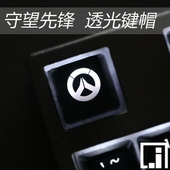 Overwatch ABS подсветката на клавишите със задно осветление прозрачен осветление cherry mx механични клавиши от клавиатурата Въведете Esc R4