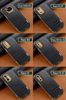 Poco X3 Pro Калъф ZROTEVE Кожен калъф с крокодиловым модел за Xiaomi Pocophone X3 NFC F3 GT Xiomi Poco F2 M3 M4 Pro 5G Калъф за вашия телефон