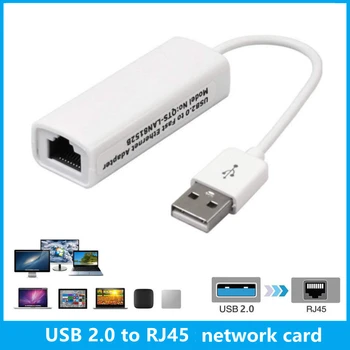 USB2.0 Адаптер Ethernet 100 Mbit / с Мрежова карта Lan rj-45 за вашия Лаптоп Win7/Win8/Win10 PC Xiaomi Mi Box S Ethernet USB Адаптери