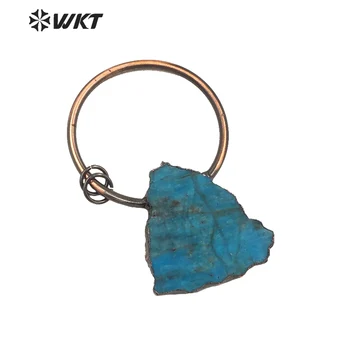 WT-P1683 търговия на Едро с нов дизайн натурален парче апатитового камък висулка в древния меден покритие за жени бохо бижута ретро висулка