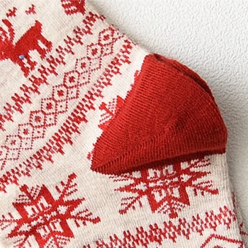 Дамски Коледни чорапи Зимни Топли Сладки Коледни подаръци Стерео Коледни чорапи Удобни и топли дамски чорапи