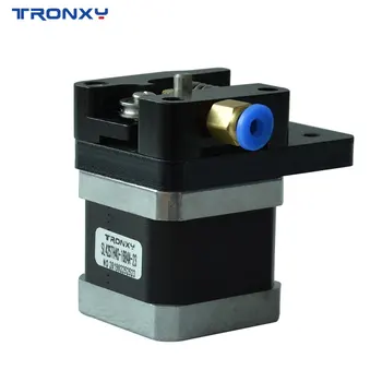 Детайли 3D принтер екструдер Tronxy Regul за MK8 E3D V6 Hotend J-образна корона 1,75 мм с конци спиралите с двигател, без кабел за ПРИНТЕР X5SA