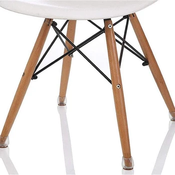 Защитни калъфи за крака на стола на 32 бр. Прозрачни Прозрачни силиконови Капачки за краката на стола на Мебелни Плъзгачи за паркет CNIM Hot