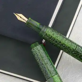 Зелен Маджон Ванкай Мини-писалка Иридий 0,38/0,5 мм Съвет Преносима Дланта на Кратко Пътуване Смола Чернильная Писалка За писане Офис подарък дръжка