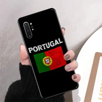 Калъф за мобилен телефон с флага на Португалия FHNBLJ за Samsung Note 5 7 8 9 10 20 pro plus lite ultra А21 12 72