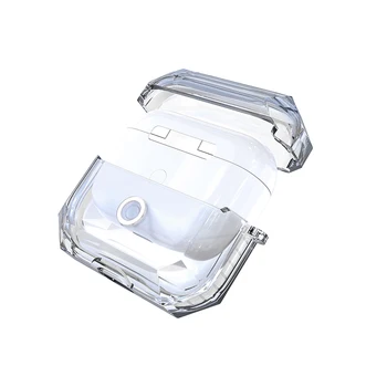 Калъф за слушалки за Airpords Pro Прозрачен калъф TPU за Apple Airpods Pro Защитен Калъф за слушалки
