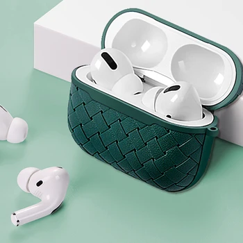 Калъф от изкуствена Кожа за слушалки Apple Airpods Pro Защитен Калъф За слушалки Airpod Pro Стана Калъф За слушалки Airpod Pro зарядно устройство ще захранване на скоростната