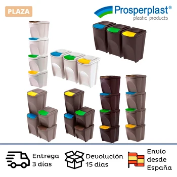 Куб за преработка на SORTIBOX Prosperplast опаковани в high-performance пластмаса и е трайна в различни цветове