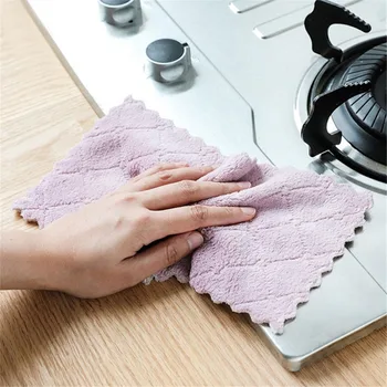 Кърпичка за почистване микрофибър Кърпа Избършете Трапезно кърпа Домашно впитывающее Кърпа от микрофибър домакински съдове впитывающая кърпа, кърпа за миене на съдове