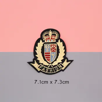 Ленти за икони Армейските Ивици Етикети на Дрехи Термонаклейки на Блестках Аниме Минерални Бродирани Апликации за Рокли, PVC Облекло