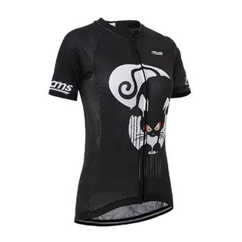 Лятна дамска тениска за котки с къс ръкав за колоезденето Дишаща бързосъхнеща Триатлонная планинска спортни дрехи на открито Ciclismo