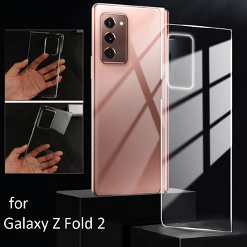 Мек Прозрачен калъф TPU за Samsung Galaxy Z Fold 2 Прозрачно Задната част на Защитно покритие за седалките Galaxy Z Fold2 устойчив на удари