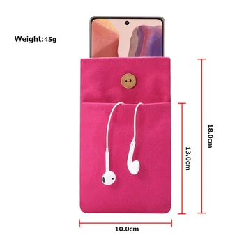 Мода 5.5-6.5-6.7-6.9 -инчов двоен доказан бельо мобилен телефон Универсална чанта на едно рамо за смартфон Samsung iphone Xiaomi