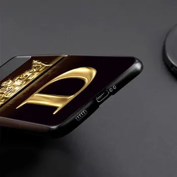 Модерен калъф с буква Crown за Samsung Galaxy Z Flip 3 Твърд Силиконов Калъф Tpu Funda устойчив на удари Калъф Луксозен Калъф за вашия Телефон