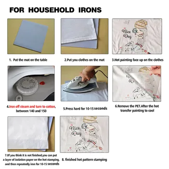 Модерен плакат номер писмо шаблон Лепенки за Облекло DIY тениска Iron На топлопредаващи Винил за гладене Декор