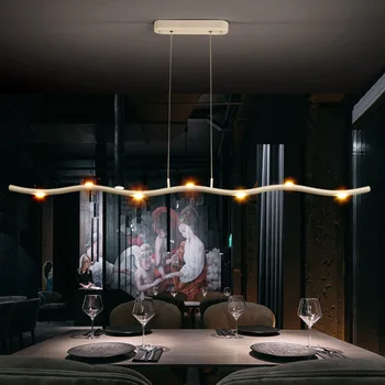 Модерни led висящи осветителни тела висящи осветителни тела за хол висящи лампи Nordic висящи осветителни тела, лампи в стил loft ресторант подвесное осветление