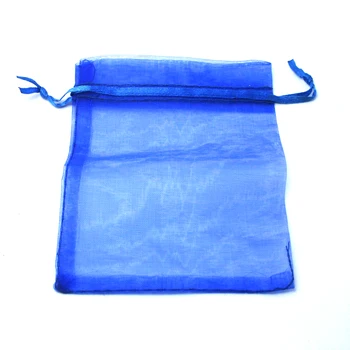 Най-продаваните Рисованные Торбички От Органза 20x30 см Бяла Виолетово Син Полза на Сватбен Коледен Подарък Бижута, Опаковки, Чанти и Чанти