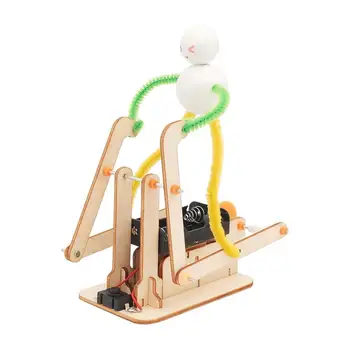 Научна Детска Играчка-робот Творческа Мислене Интерактивни износоустойчиви стволови Дървени Комплекти играчки за роботи за обучение