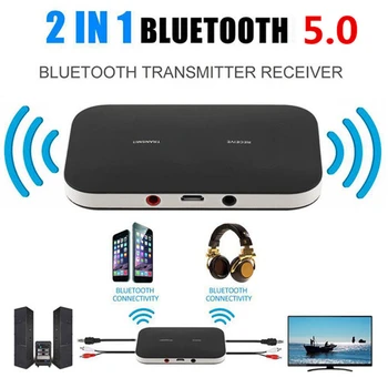 НОВ-B6 Безжичен Аудио Адаптер Bluetooth Приема Прехвърлянето 5,0 Transceiver Bluetooth Приемник и Предавател с Bluetooth Приемник