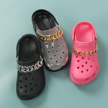Нова Дизайнерска Верига за обувки на Окачването Крокодил Аксесоари Метален Чар Украса за Крокодил Обувки Окачване Обтегач за Подарък за момичета