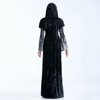 Нова рокля за cosplay на Хелоуин Черна рокля на Дявола-Секси Коледна рокля Рокля Вещици Рокля на Вампир Смъртта на Хелоуин Рейв Облекло VDB1062