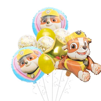 Нови 10 бр. Лапа Патрул Детски Комплект балони на Рожден Ден на Чейс 