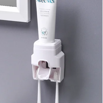 Новият Стенен монтаж Автоматичен Опаковка на паста за зъби Аксесоари За баня Мързелив Водоустойчив Притежателя на Паста за зъби за сокове