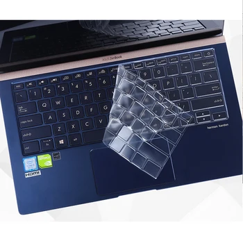 Седалките за клавиатури OVY за ASUS zenbook UX434 UX434FL UX431 UX431FN UX431FA прозрачен капак на клавиатурата на лаптопа TPU силиконов гореща кожа разпродажба