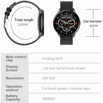 Смарт часовници За жени с пълен сензорен екран Спортни Фитнес-часовник с сърдечния ритъм IP68 Водоустойчив Bluetooth за Android и ios Смарт часовници За мъже +кутия
