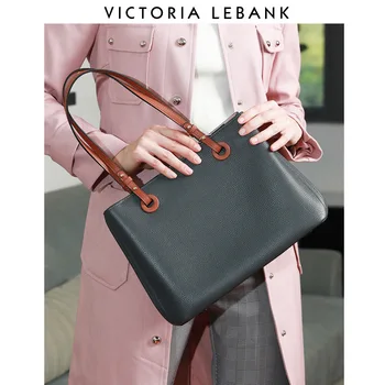 Чанта за рамо естествена кожа Дамски летни Големи прости дамски чанти-всички Модни Ретро Ежедневни Луксозни Нови Каммут